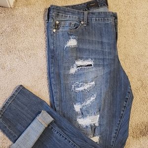 Torrid boyfriend ankle jeans
